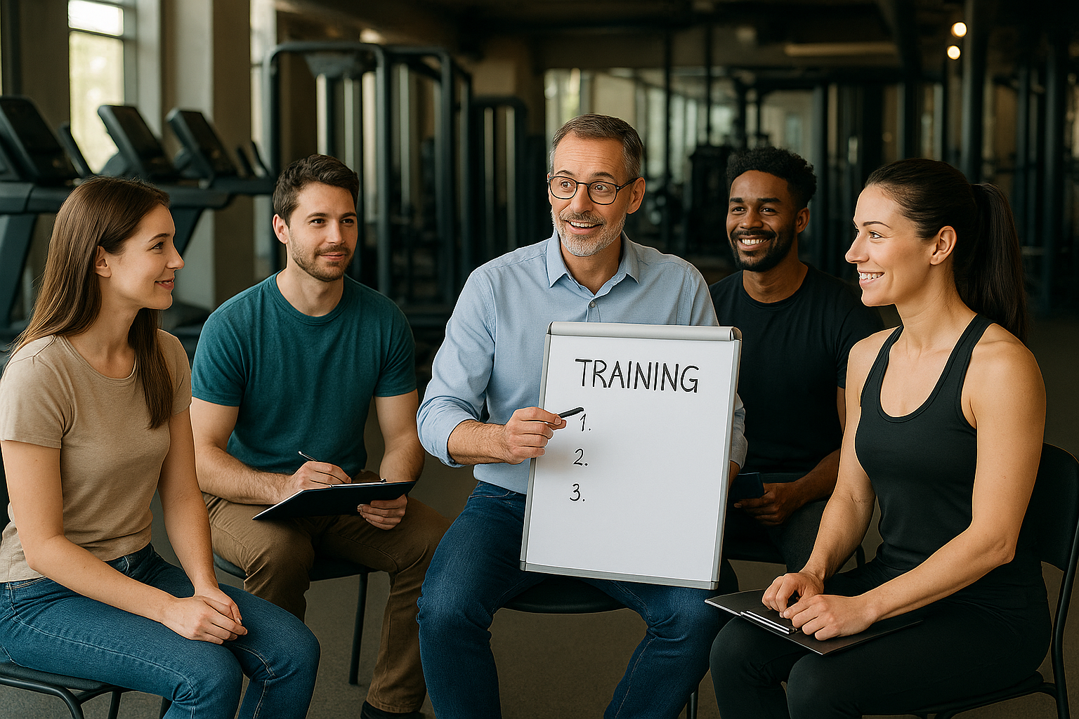 Formación continua para el personal del gimnasio