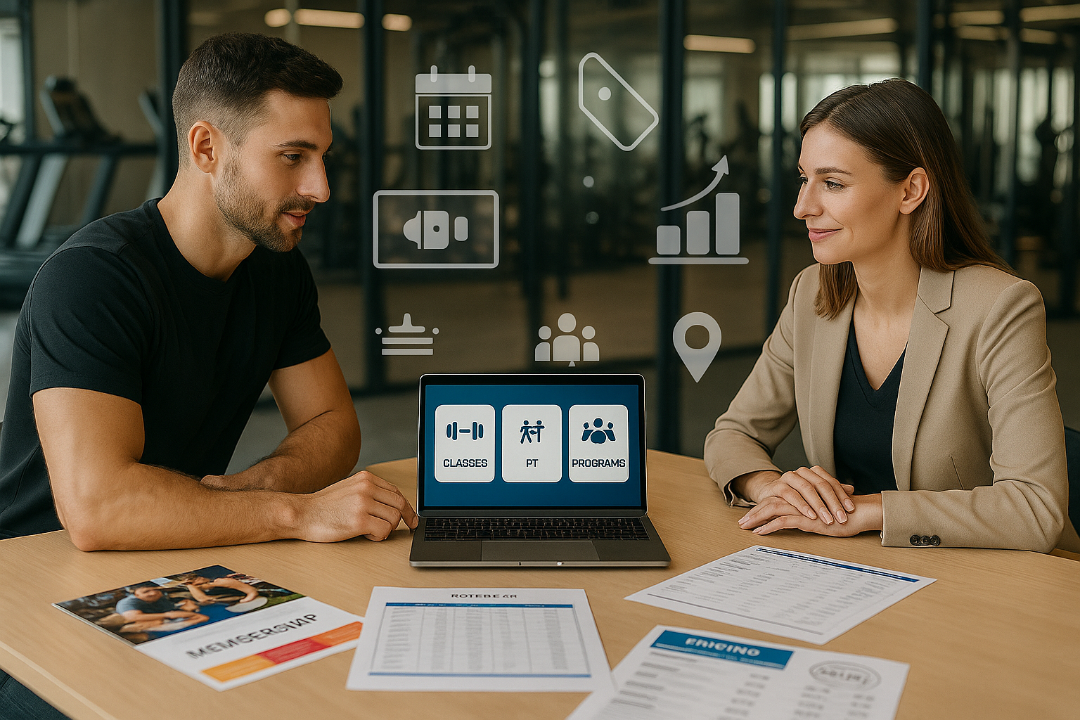 Diseño de servicios fitness y programas comerciales