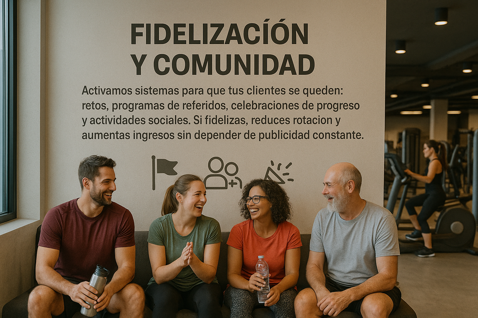 Marketing de comunidad y fidelización en centros deportivos