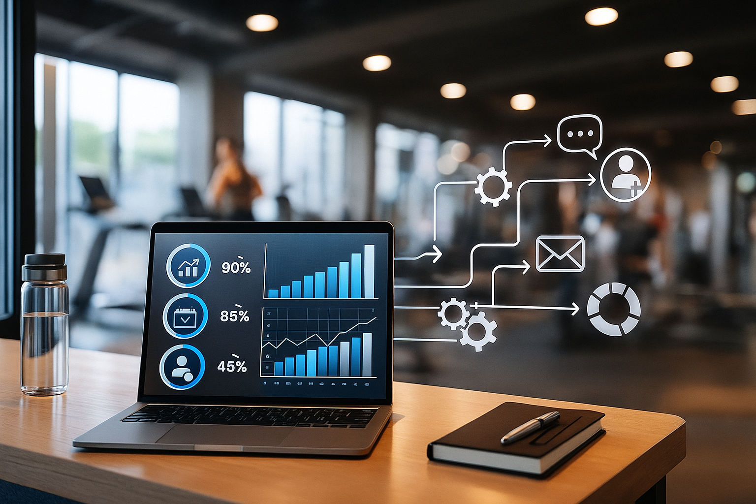 Automatización y KPIs en marketing fitness