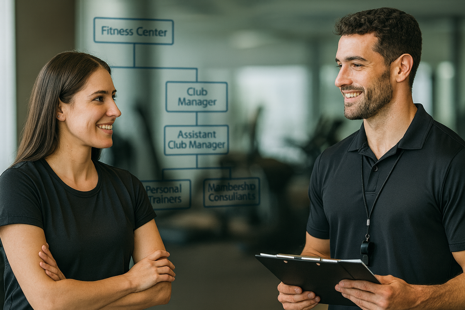 Organización del equipo en gimnasios